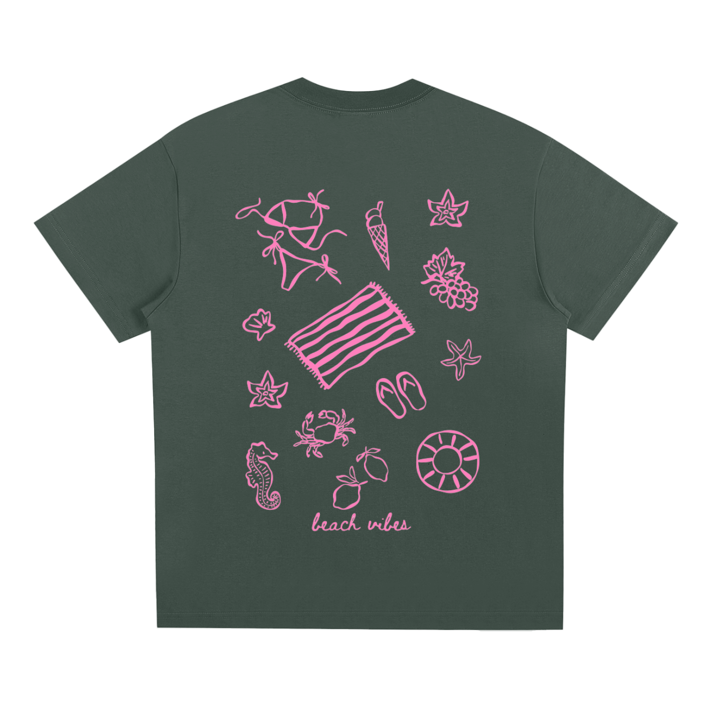 Multicolor The Palms T-shirt