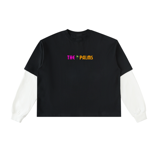 Multicolor The Palms LongSleeved T-Shirt